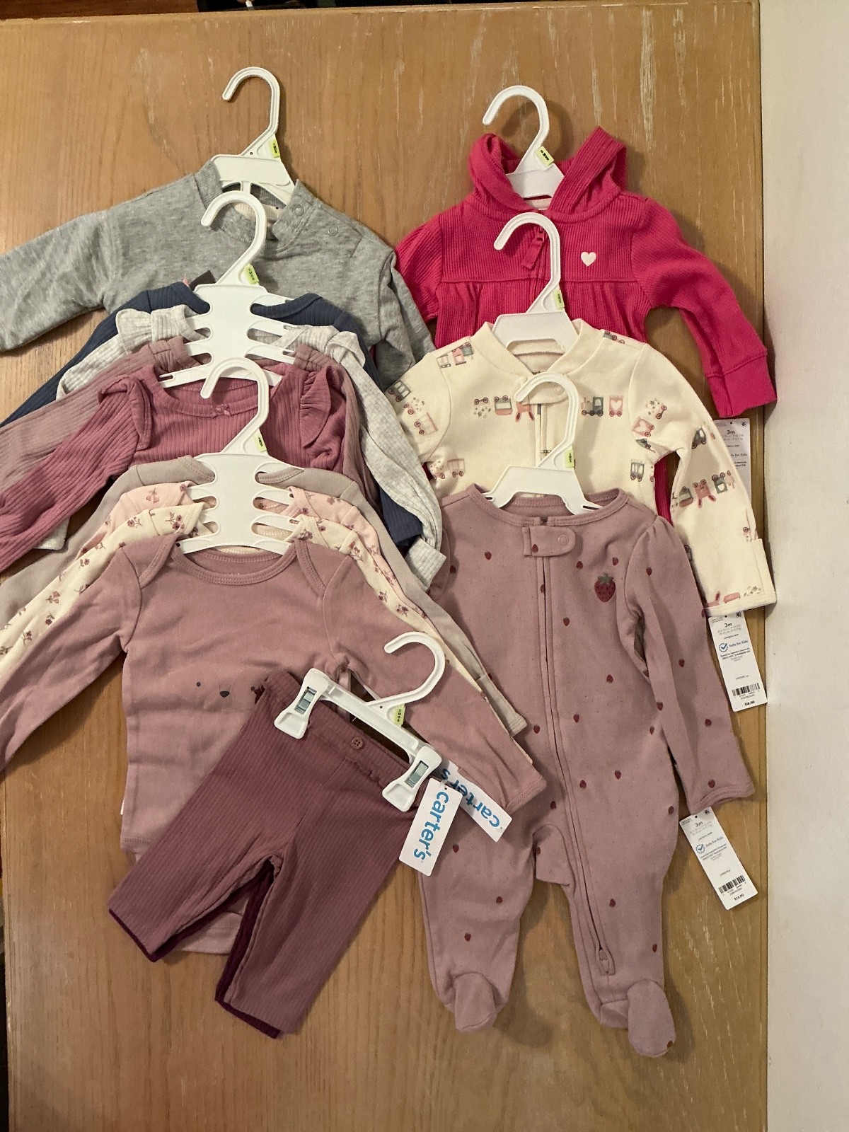 New Carter's Infant Girls Size 3 Months Clothing Lot of 15 Multicolor New Carter's Infant Girls Size 3 Months Clothing Lot of 15 Multicolor