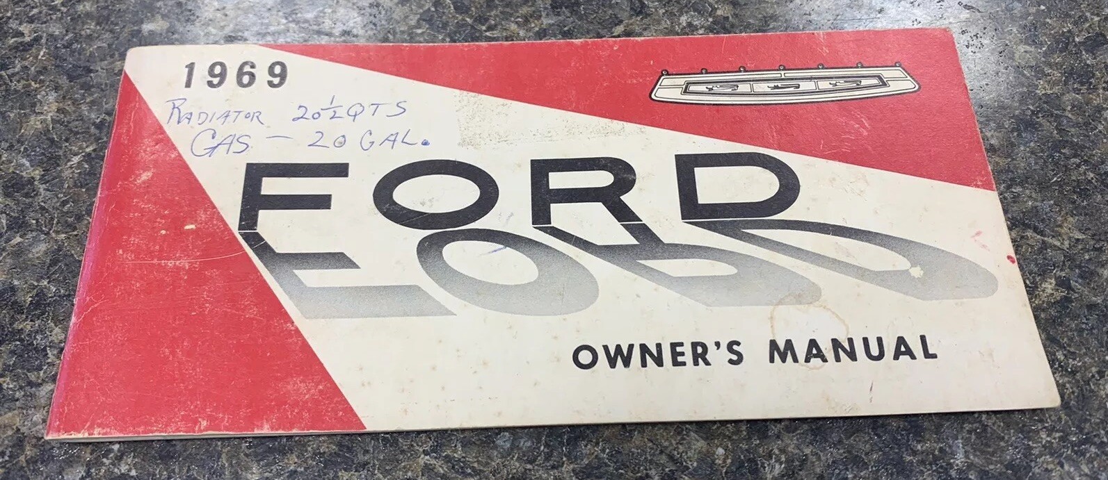 ORIGINAL 1969 FORD OWNERS MANUAL (21C) ORIGINAL 1969 FORD OWNERS MANUAL (21C)