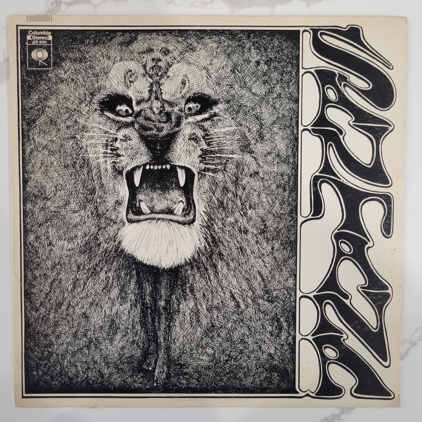 Santana - Self Titled Debut Vinyl LP - 1969 First Press - Columbia CS 9781