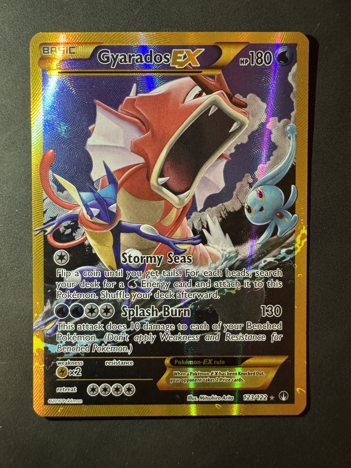 Gyarados EX - 123/122 - Pokemon Breakpoint XY Secret Rare Card LP Gyarados EX - 123/122 - Pokemon Breakpoint XY Secret Rare Card LP