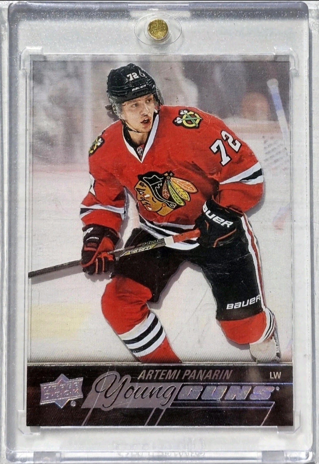 2015-16 Upper Deck - Artemi Panarin #221 Acetate Young Guns (RC) 2015-16 Upper Deck - Artemi Panarin #221 Acetate Young Guns (RC)