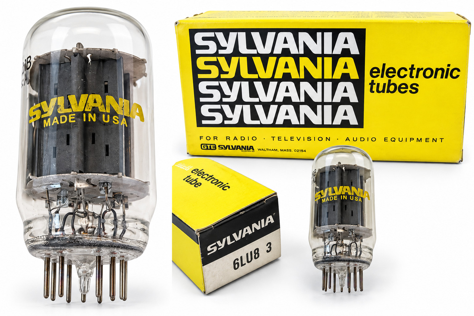 Vintage Sylvania 6LU8 Electronic Tube – New Old Stock (NOS) – Made in USA