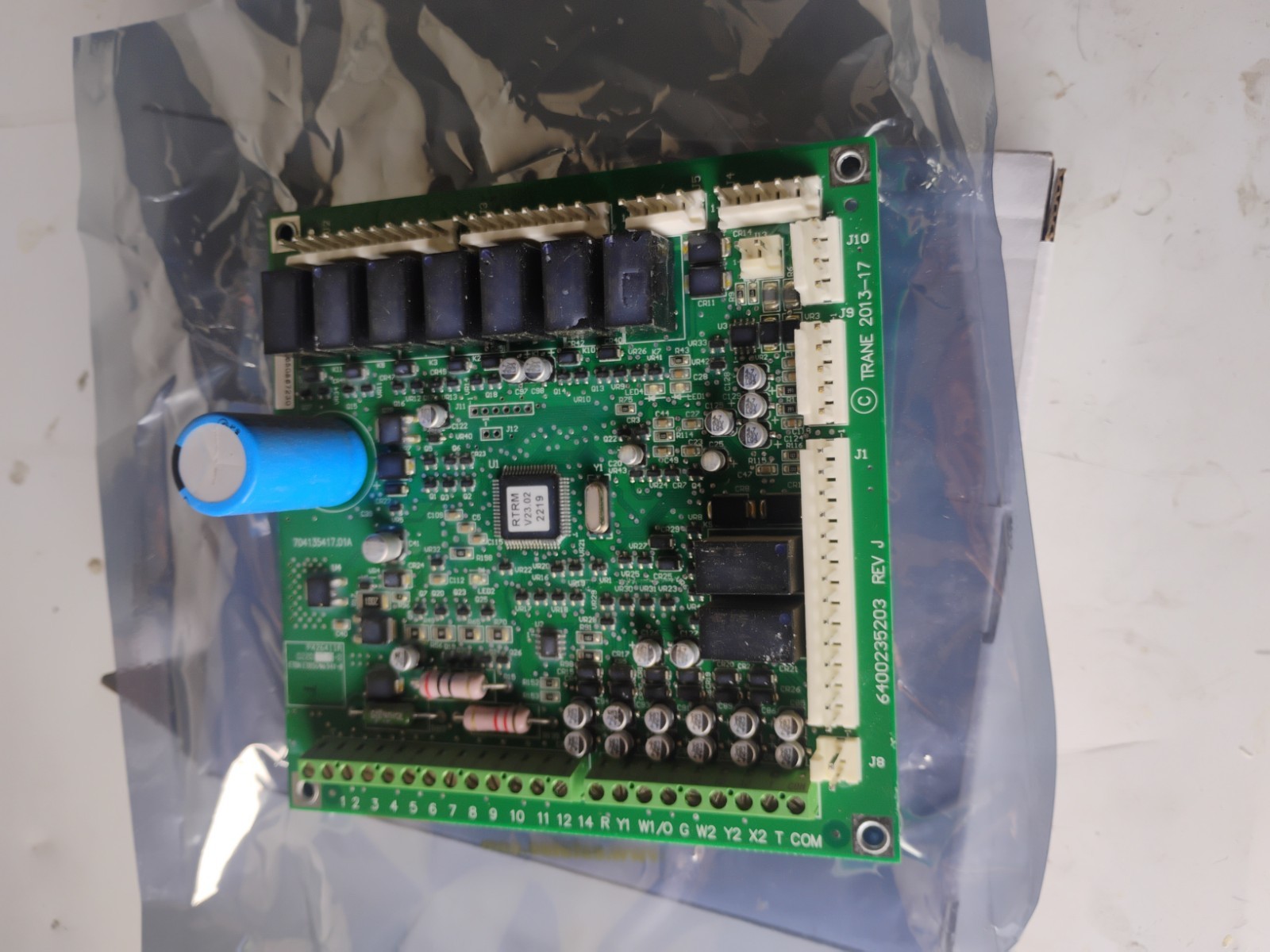 Brand New Trane MOD03196 Reliatel Refrig. Module RTRM Dual Circuit Control Board Brand New Trane MOD03196 Reliatel Refrig. Module RTRM Dual Circuit Control Board