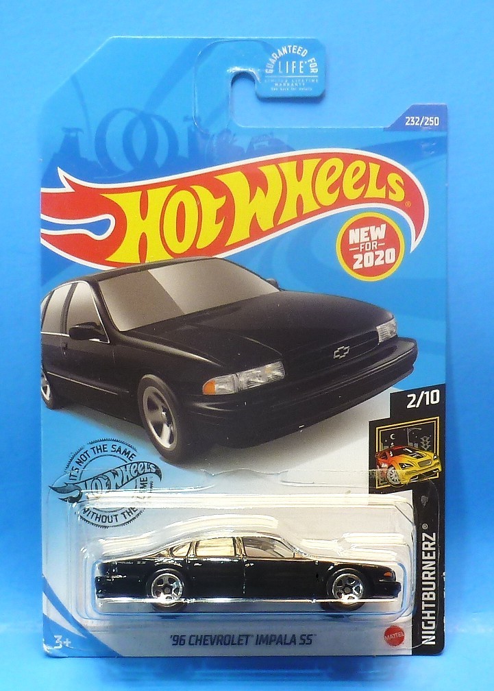 HOT WHEELS 96 CHEVROLET IMPALA SS NEW FOR 2020 NIGHTBURNERZ VHTF RARE 1/64 HOT WHEELS 96 CHEVROLET IMPALA SS NEW FOR 2020 NIGHTBURNERZ VHTF RARE 1/64