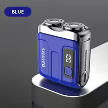 Mini Electric Smart Shaver – Dual Blade, Digital Display, Rechargeable Beard