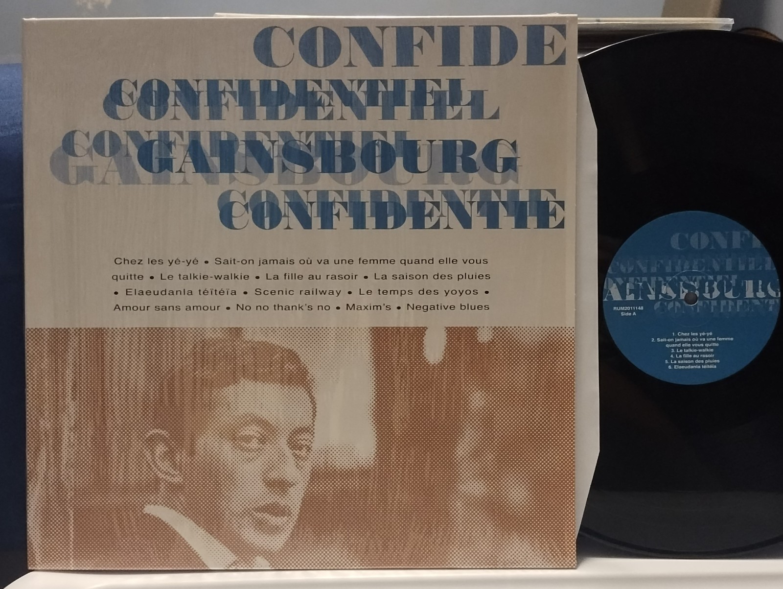 SERGE GAINSBOURG Confidentiel SCARCE NM REISSUE LP shrink ELEK BACSIK Jazz/RnR