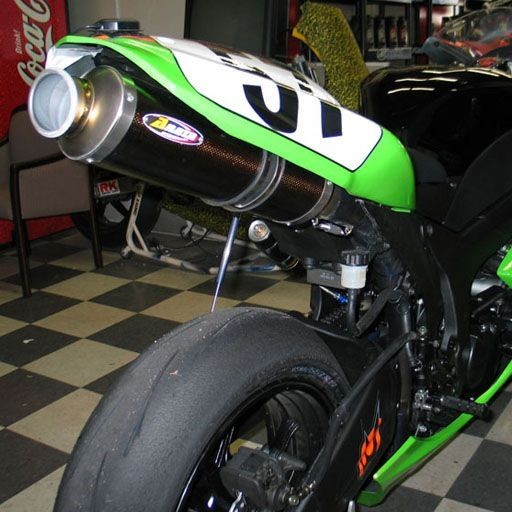 Arata Full Titanium Exhaust w/ Carbon Can 07-08 Kawasaki ZX-6R ZX6R Arata Full Titanium Exhaust w/ Carbon Can 07-08 Kawasaki ZX-6R ZX6R