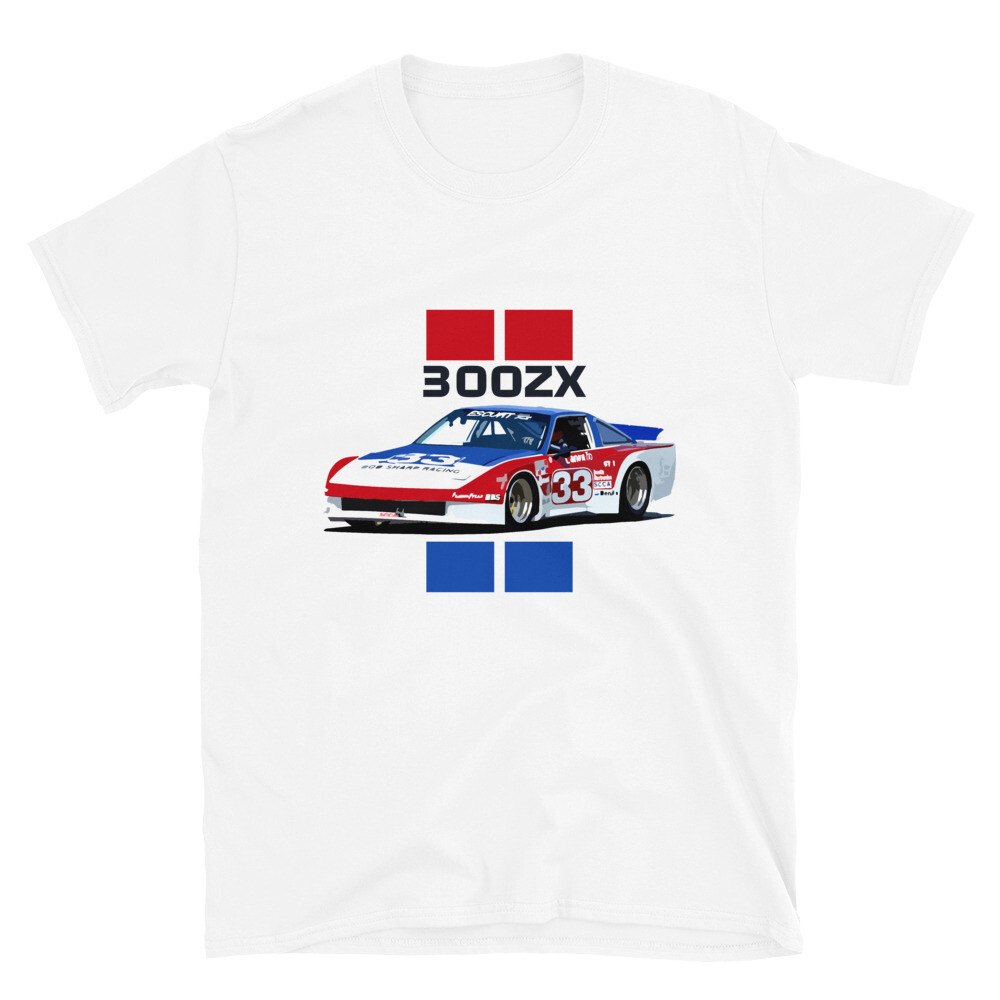 Paul Newman Bob Sharp Racing 300ZX Short-Sleeve Unisex T-Shirt Paul Newman Bob Sharp Racing 300ZX Short-Sleeve Unisex T-Shirt
