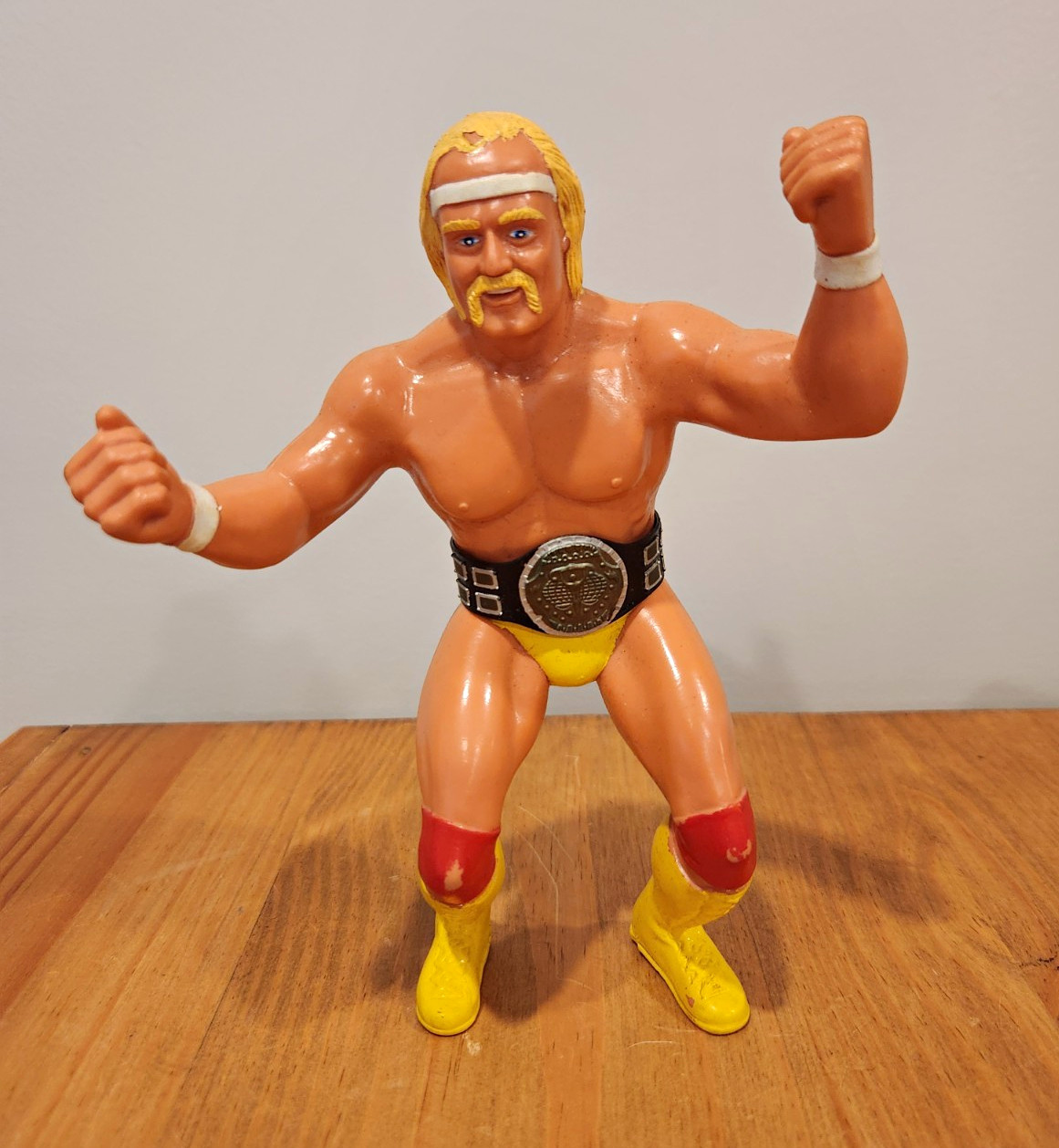 Vintage 1984 Hulk Hogan WWF WWE Wrestling Rubber Action Figure 80’s Titan Sport