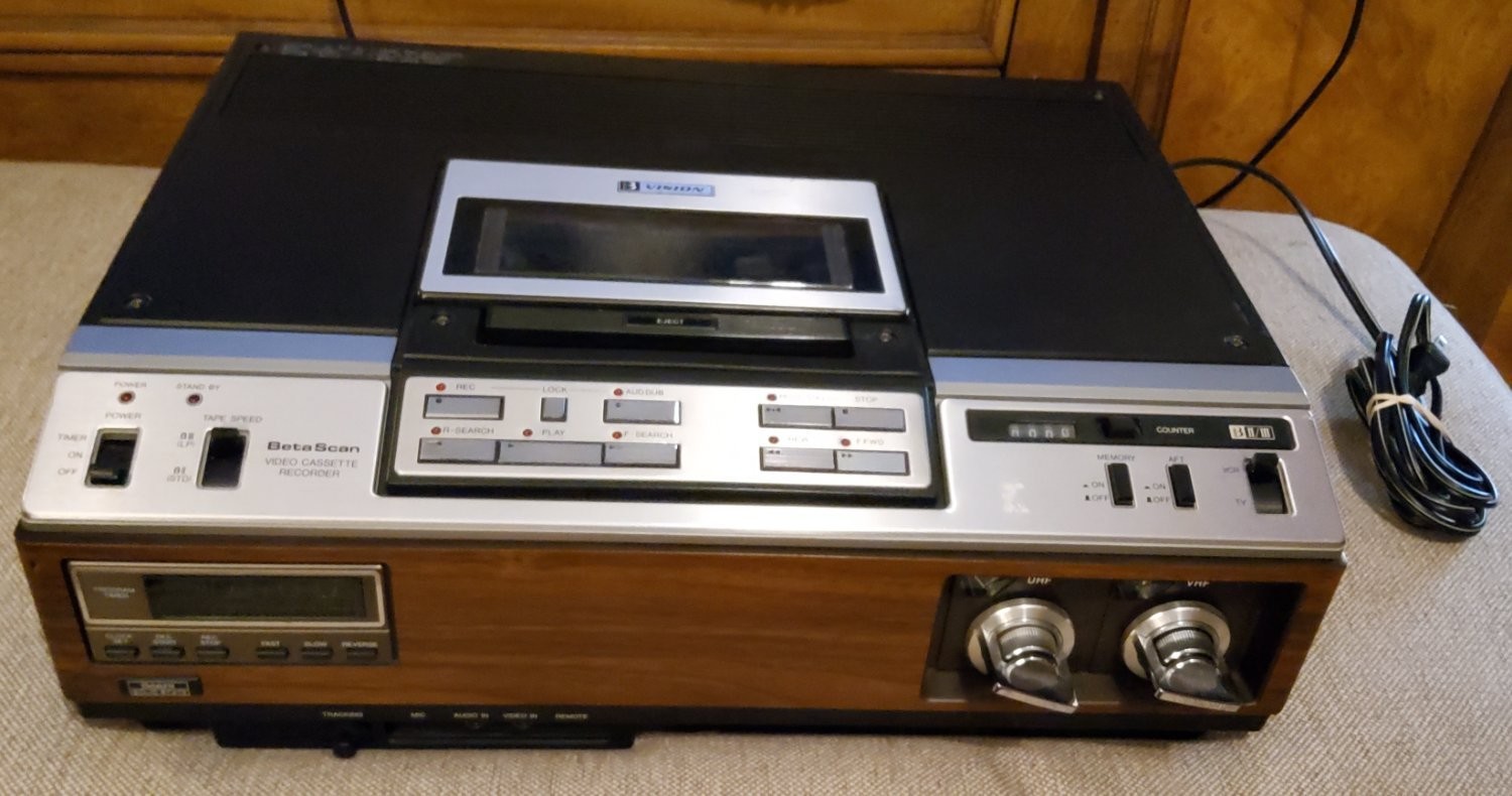 Sears 564.53060901 Betamax VCR Video Cassette Recorder Top-loading Carriage