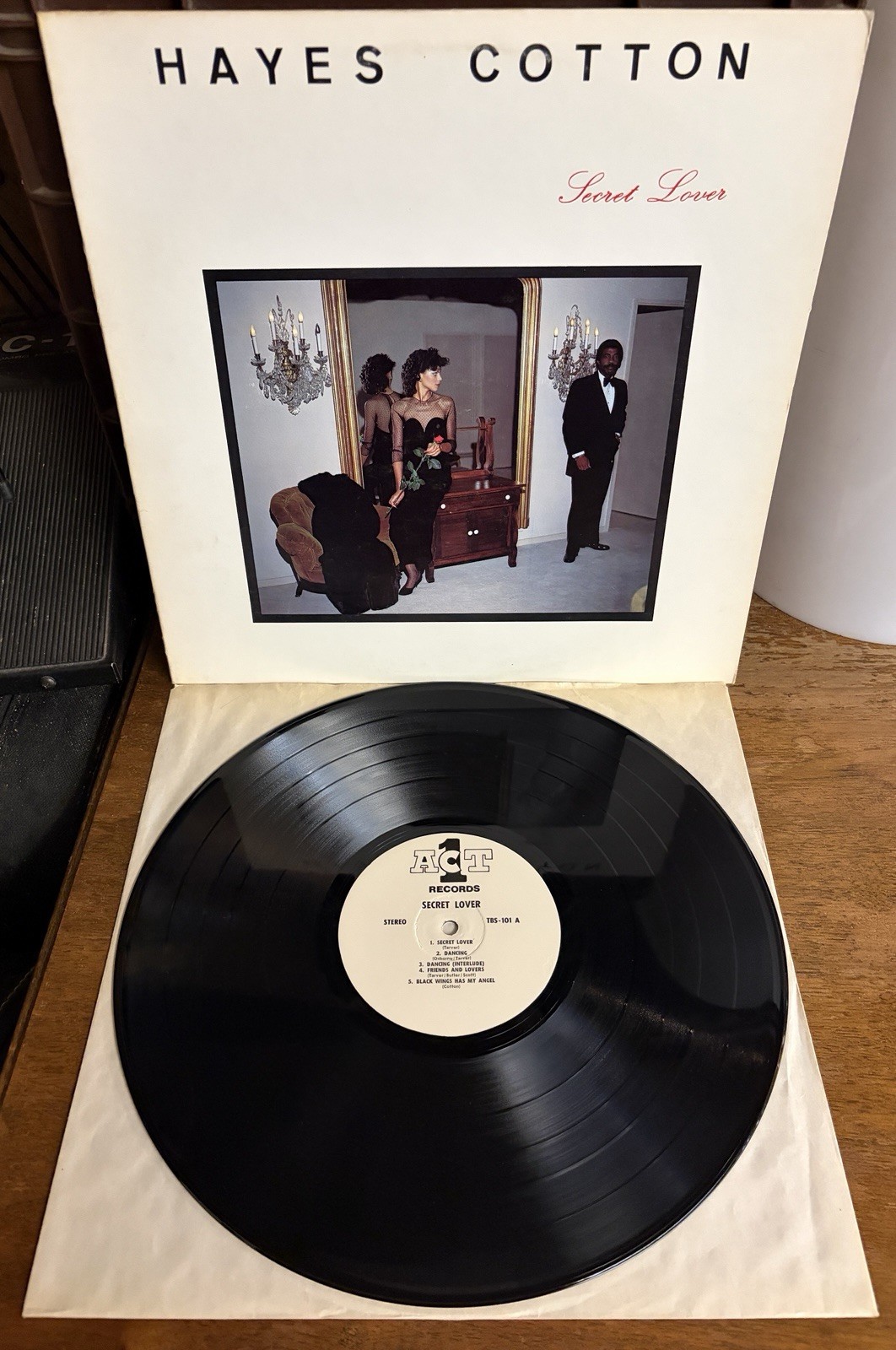 HAYES COTTON Secret Lover RARE Private MODERN SOUL LP 1984 NM SIGNED  Oklahoma