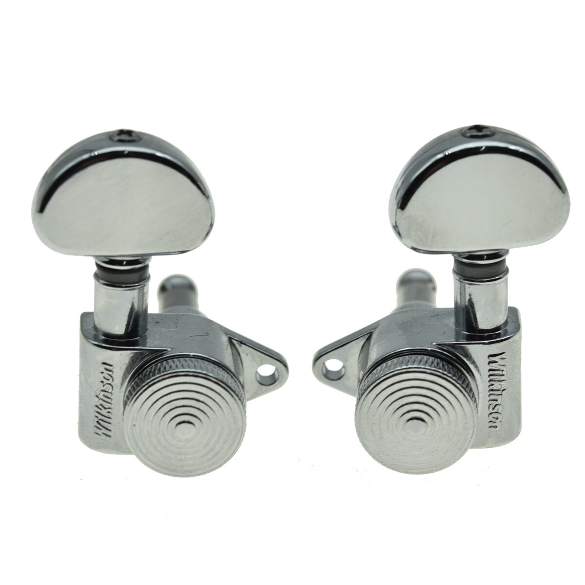 Wilkinson 3x3 Locking Tuners Tuning Keys Pegs for Les Paul or Acoustic Chrome