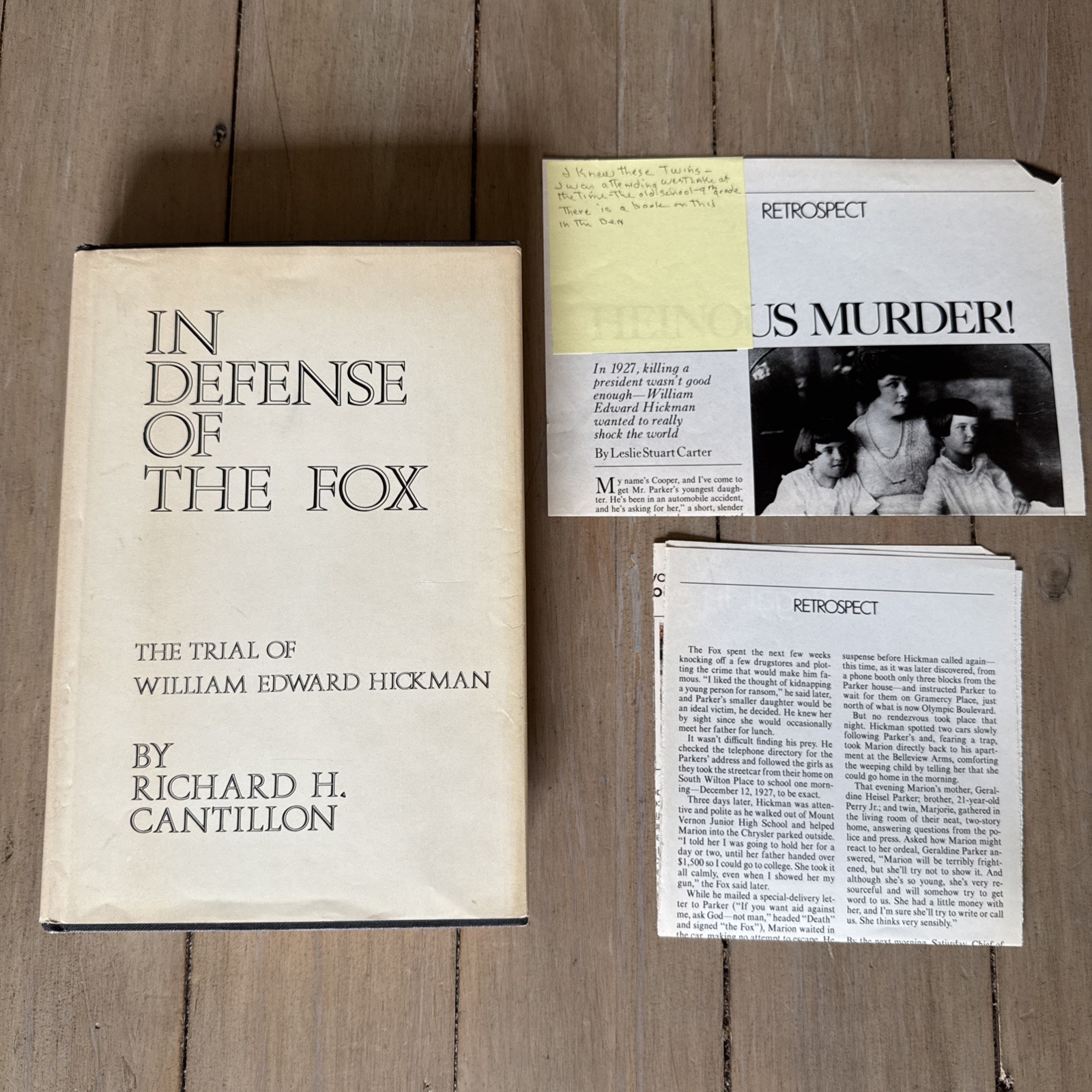 In Defense of the Fox Book by Richard H Cantillon Very Rare HTF EUC In Defense of the Fox Book by Richard H Cantillon Very Rare HTF EUC