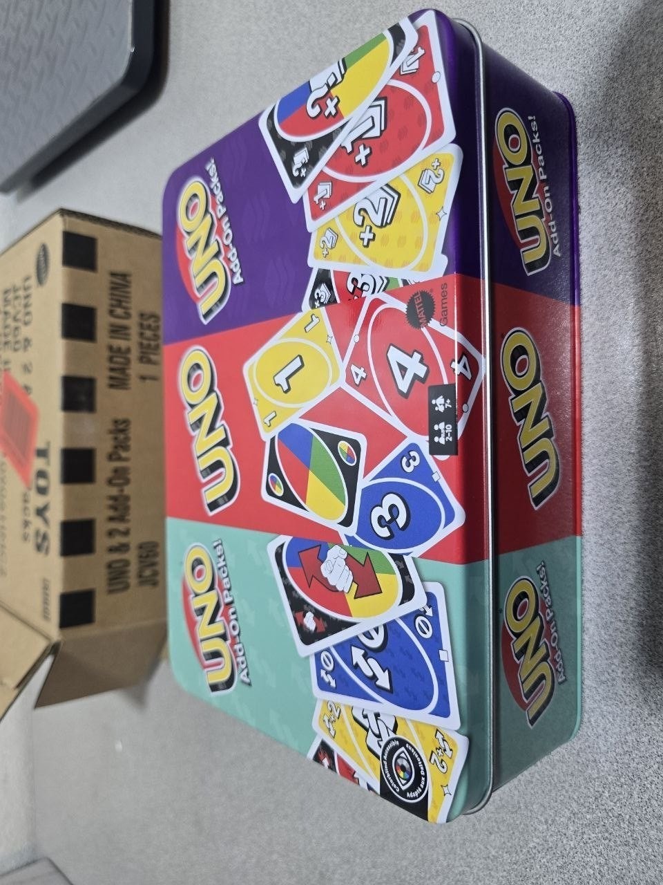 Mattel UNO Add-On Packs Tin JCV60