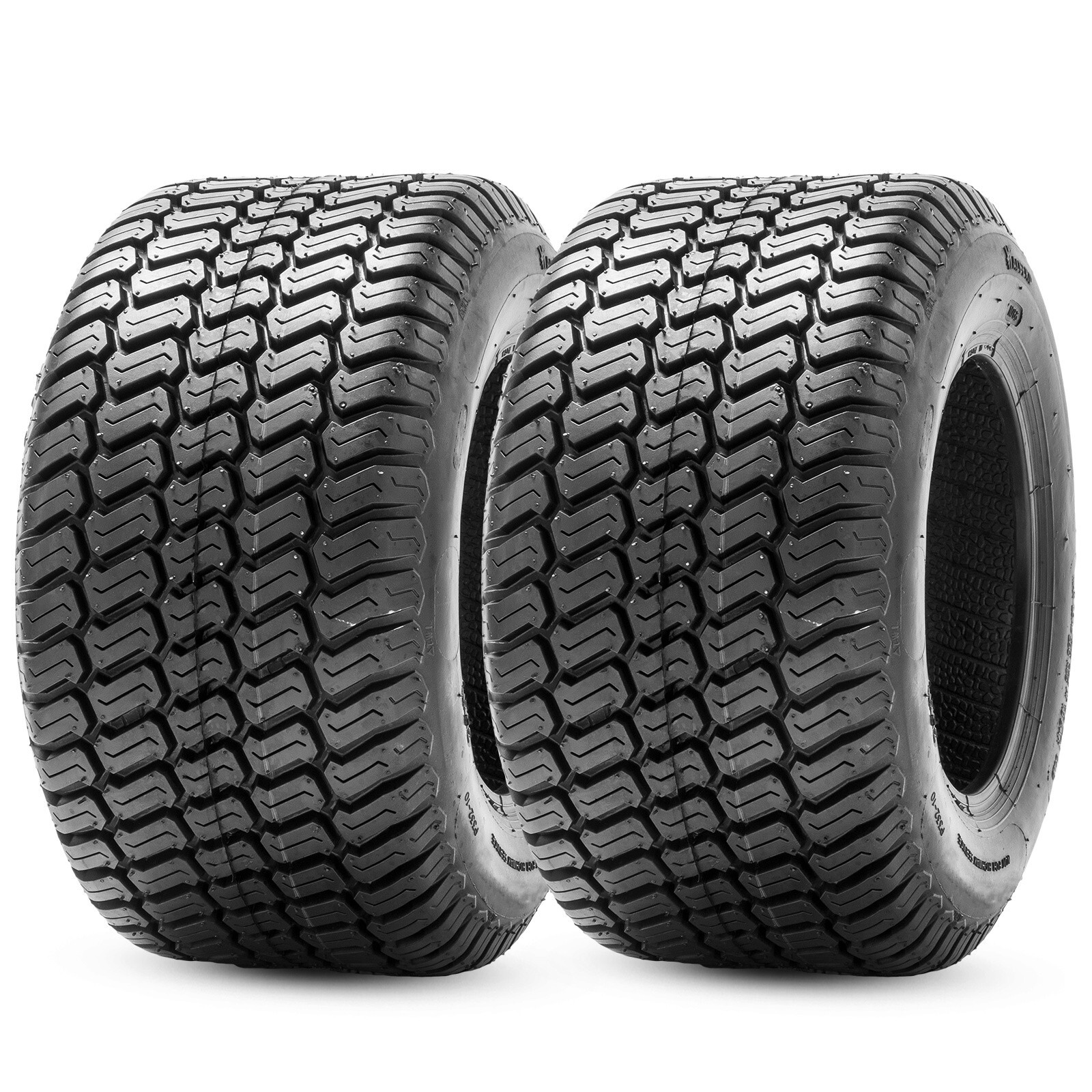 2-Pack 24x12.00-12 Lawn Mower Tires 4Ply Heavy Duty 24x12-12 24x12x12 Turf Tyre