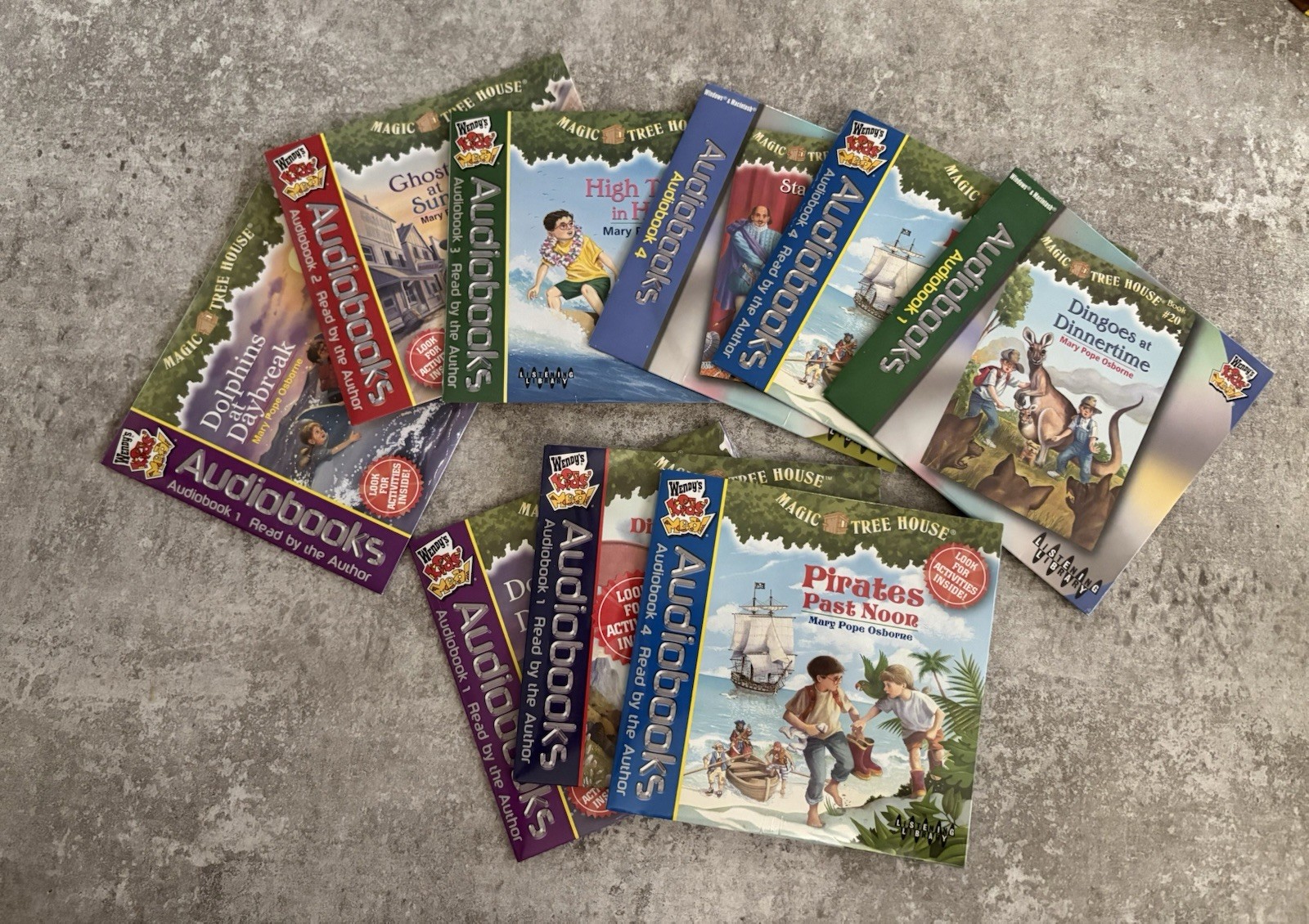 Set Of Wendy’s Kids Meal Magic Treehouse Audiobooks Set Of Wendy’s Kids Meal Magic Treehouse Audiobooks