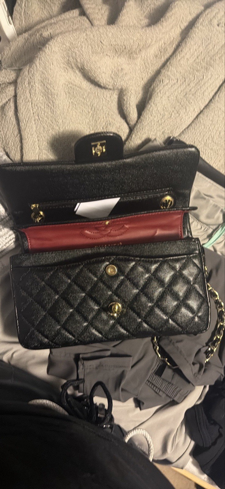 CHANEL Classic Flap Small Black Quilted Shoulder Bag Gold Chain, CHANEL Classic Flap Small Black Quilted Shoulder Bag Gold Chain,