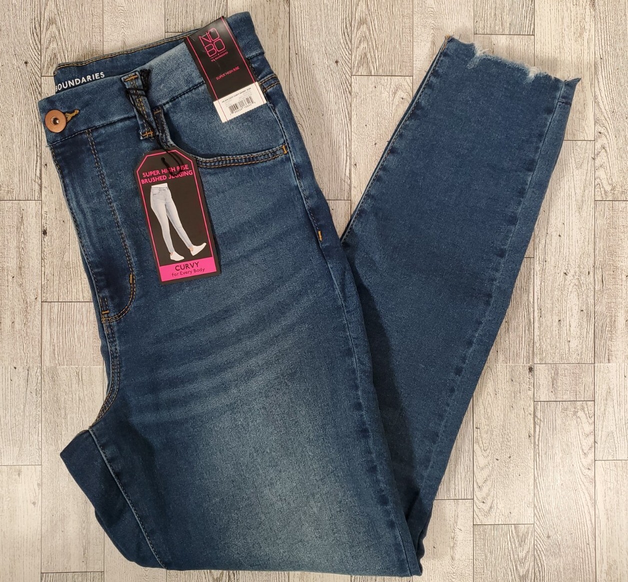 No Boundaries Jeggings 5 7 or 9 Super High Rise Curvy Jeans Brushed Juniors