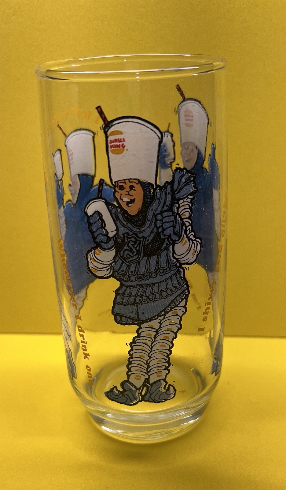 Burger King: Vintage 1979 Sir Shake-A-Lot Glass