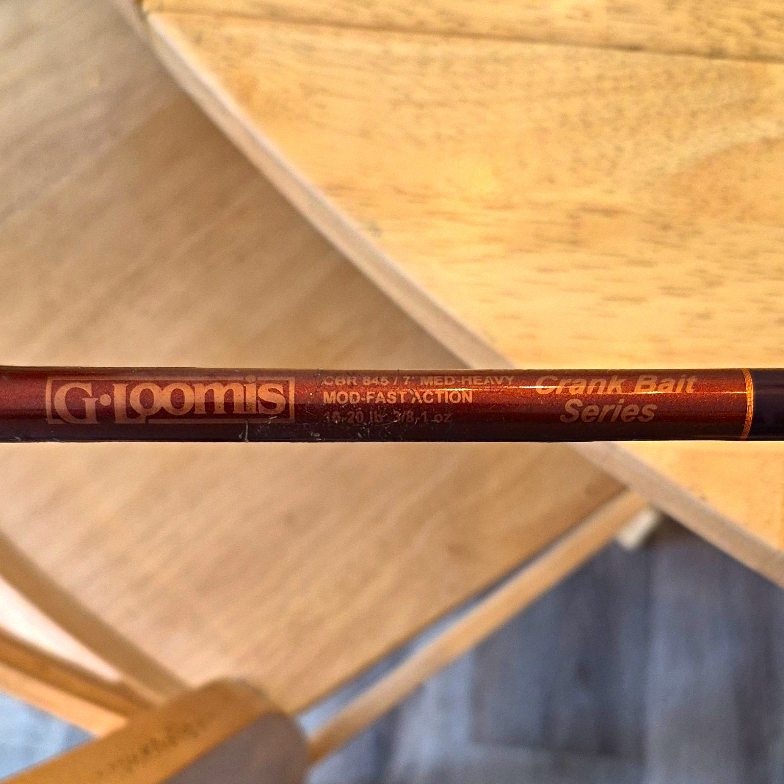 G. Loomis Crank Bait Series CBR 845 7\' MH Mod-Fast Casting Rod 3/8-1oz G. Loomis Crank Bait Series CBR 845 7\' MH Mod-Fast Casting Rod 3/8-1oz