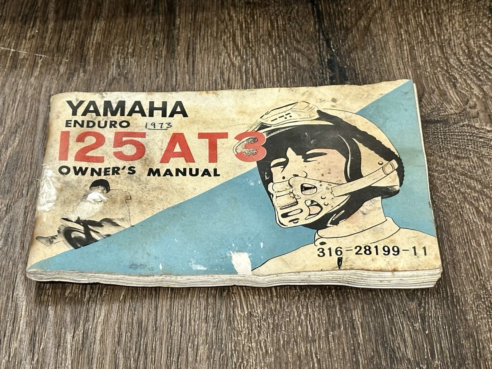 ‘73 Yamaha Enduro 125 AT3 Owner’s Manual OEM Factory Operator Guide LIT116231601