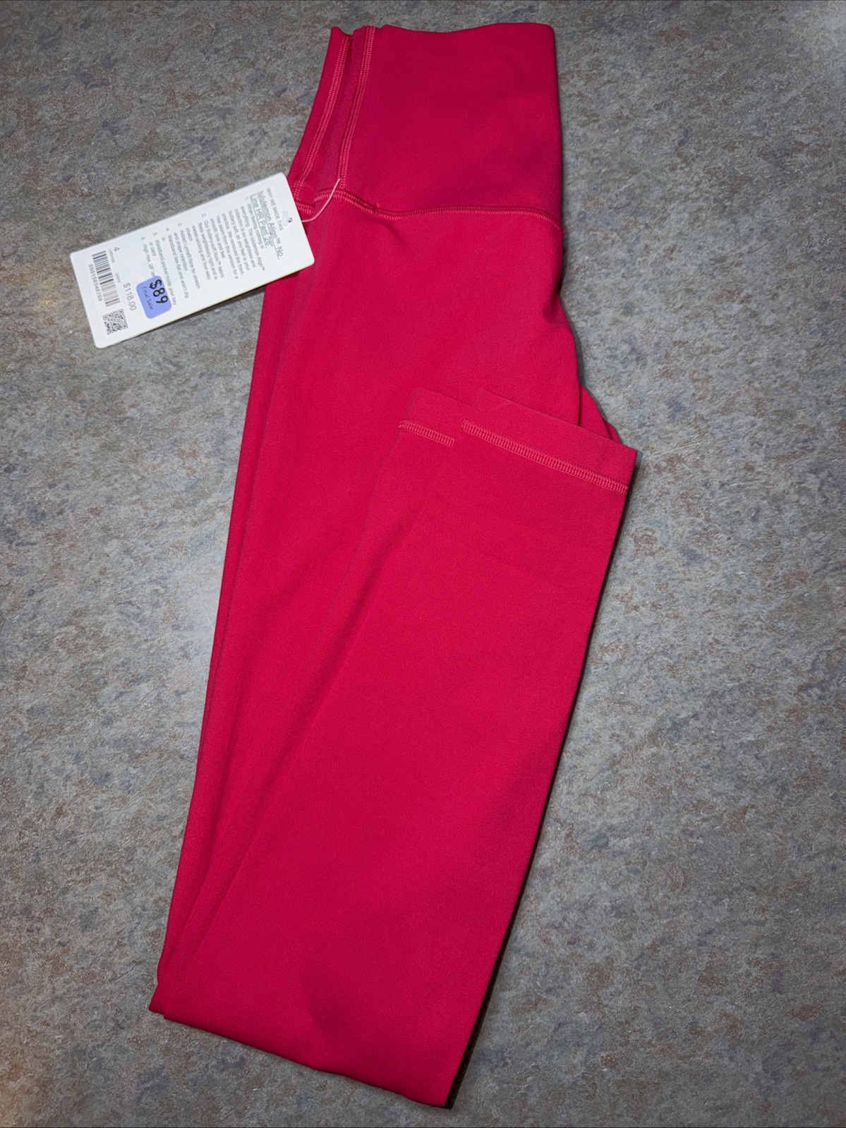 NWT🔥Lululemon Align No Line High-Rise Legging 28” “pink” Sz 4 Yoga Pant Pilates