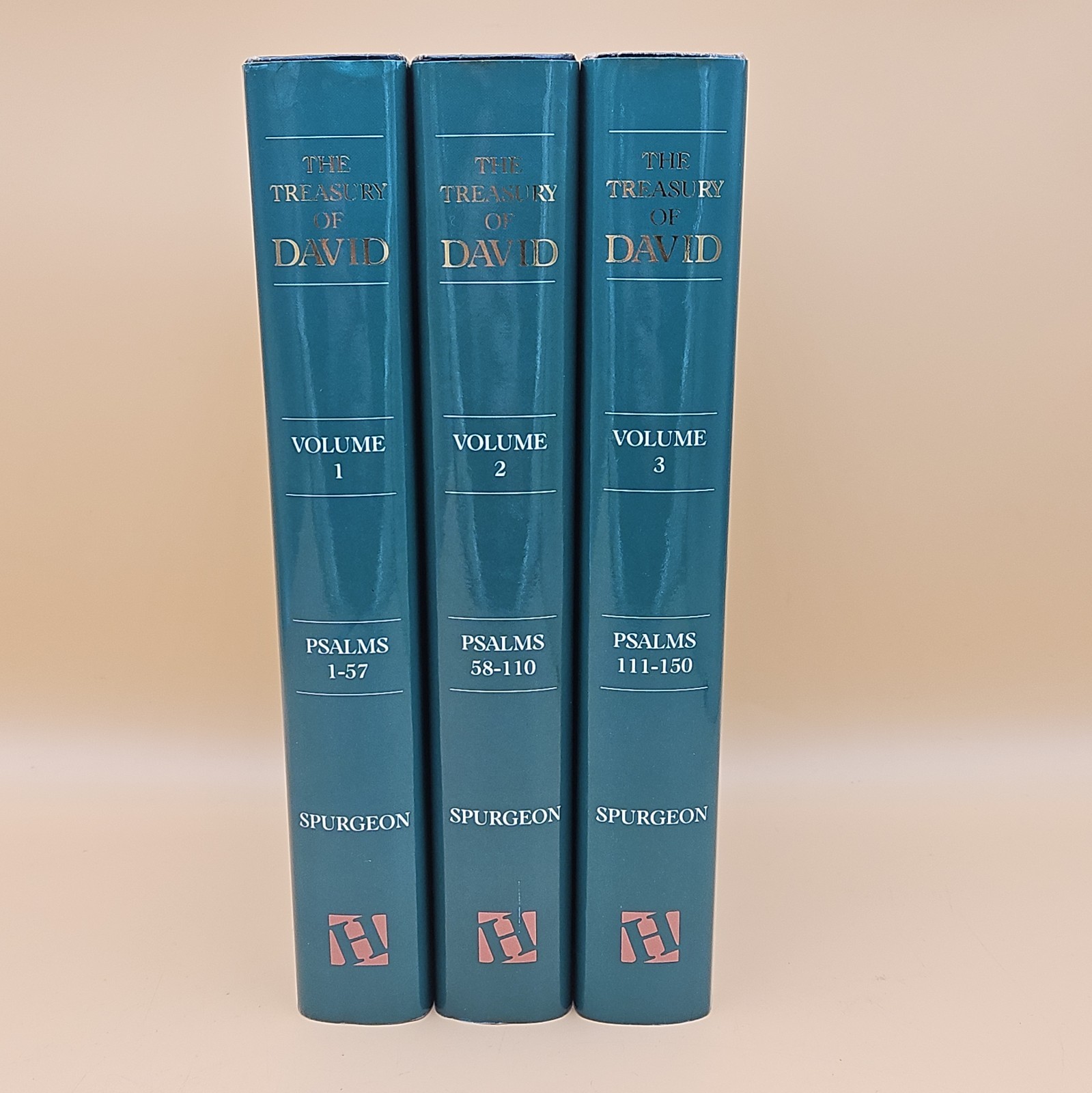 The Treasury of David Charles H Spurgeon 3 Volume Set Hardcover Hendrickson