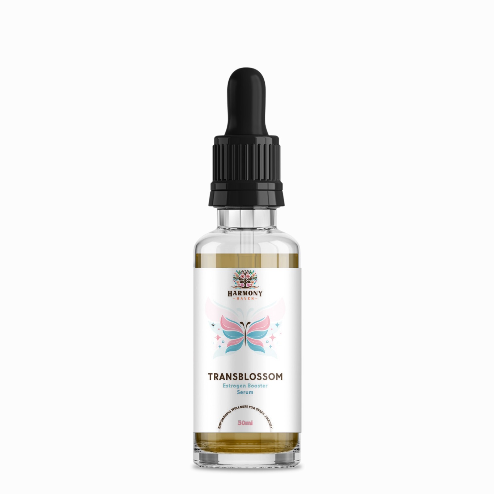 TransBlossom 30ml Serum - MTF Transforming Booster Liquid Dropper - Feminine TransBlossom 30ml Serum - MTF Transforming Booster Liquid Dropper - Feminine