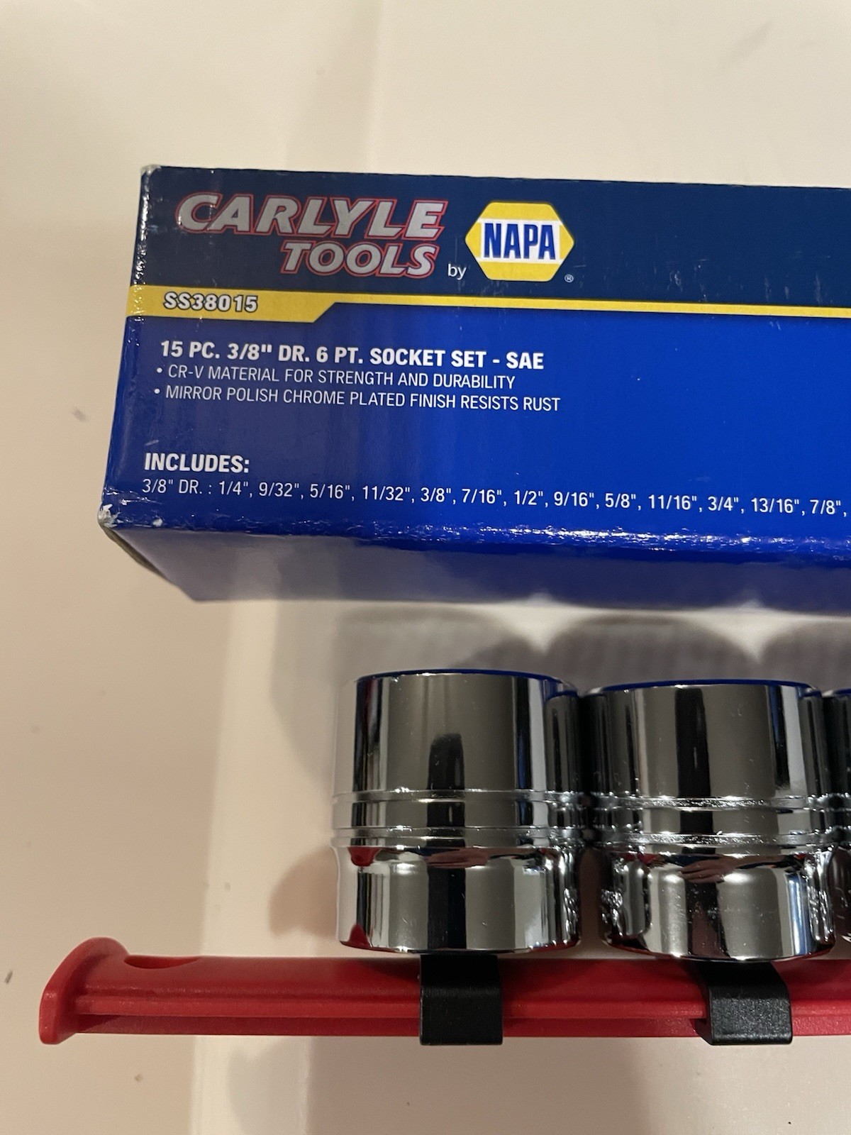 NAPA - Carlyle Tools - SS38015 15 PC. 3/8
