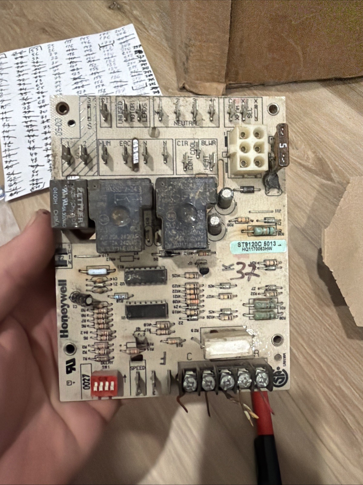 Furnace Control Board Honeywell ST9120C 5013