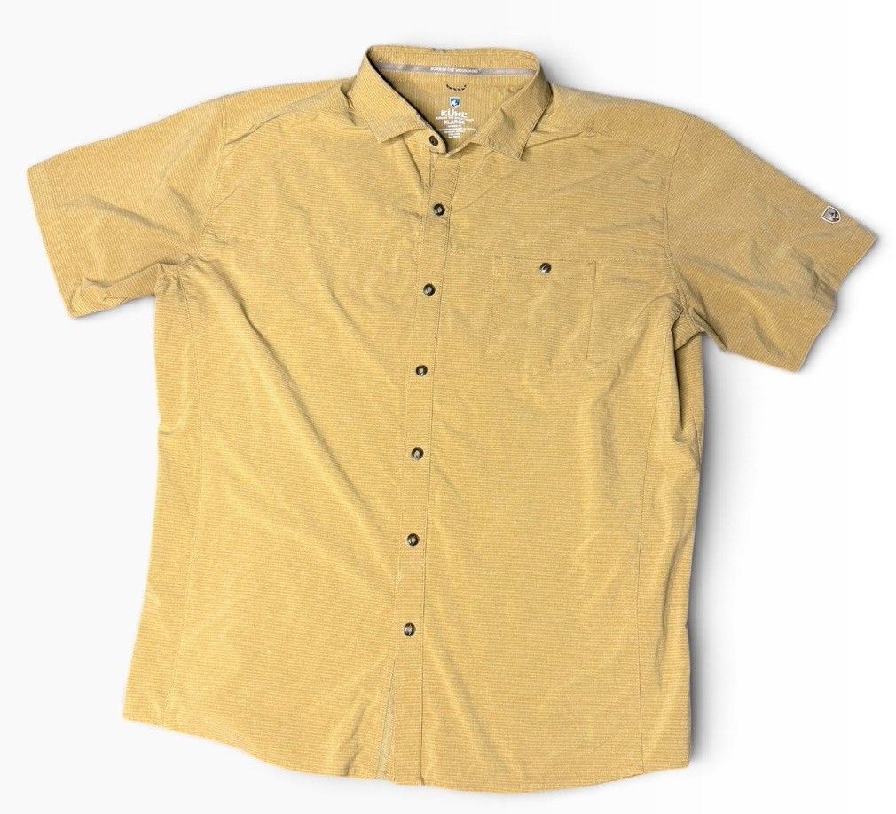 Men’s Size XL KUHL Renegade Short-Sleeve Shirt Navy Outdoor Casual Hiking Men’s Size XL KUHL Renegade Short-Sleeve Shirt Navy Outdoor Casual Hiking
