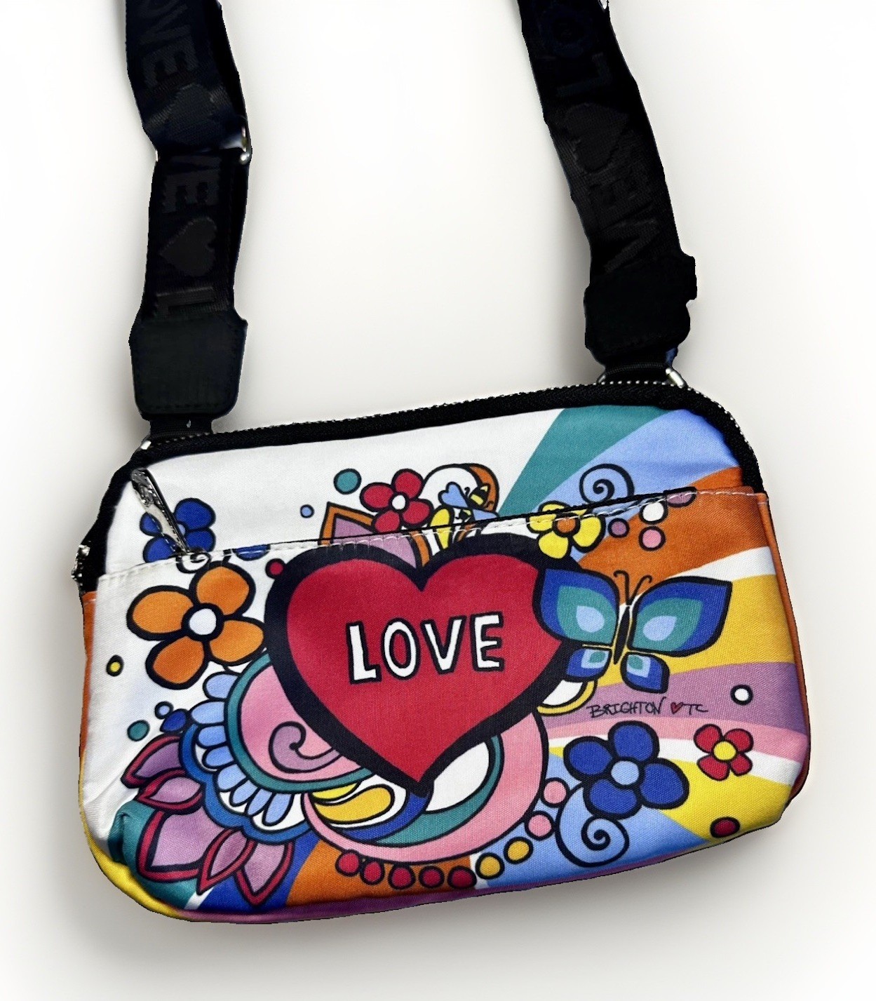 Brighton Power of Love Crossbody Adjustable Strap Multicolor Brighton Power of Love Crossbody Adjustable Strap Multicolor