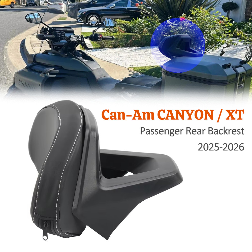 Passenger Rear Backrest For Can-Am CANYON / XT 2025-2026 Detachable Mount Kit Passenger Rear Backrest For Can-Am CANYON / XT 2025-2026 Detachable Mount Kit