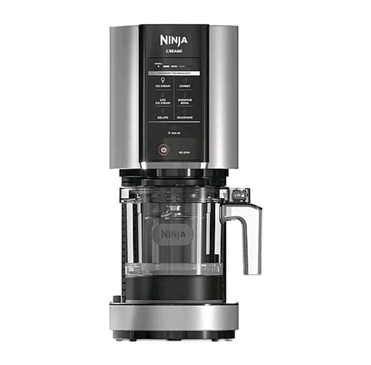 Ninja CREAMi NC301 7-in-1 Frozen Dessert Ice Cream Maker 800W Silver