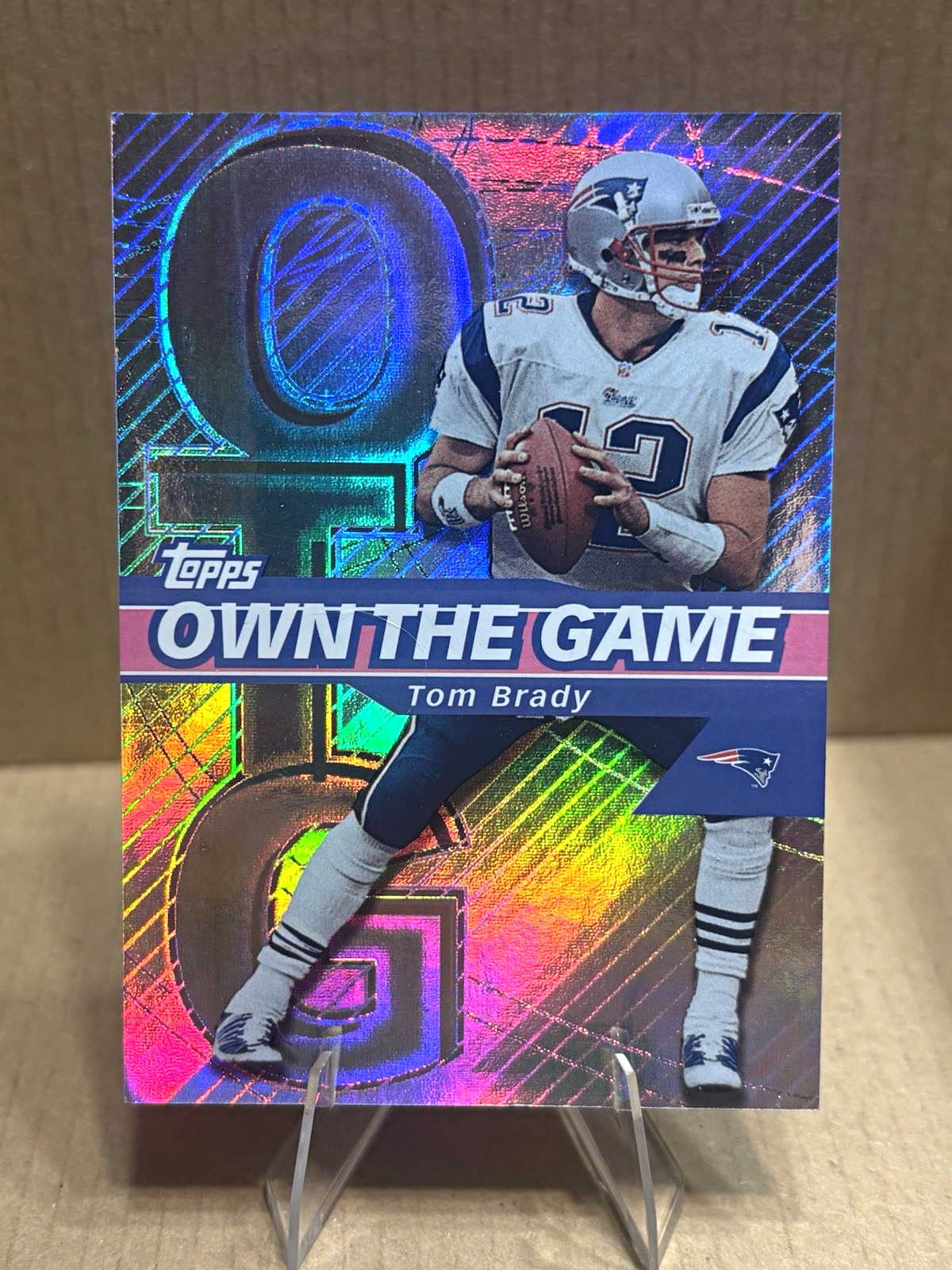 Topps 2002 Own the Game Tom Brady Insert OG7 Patriots Football Topps 2002 Own the Game Tom Brady Insert OG7 Patriots Football