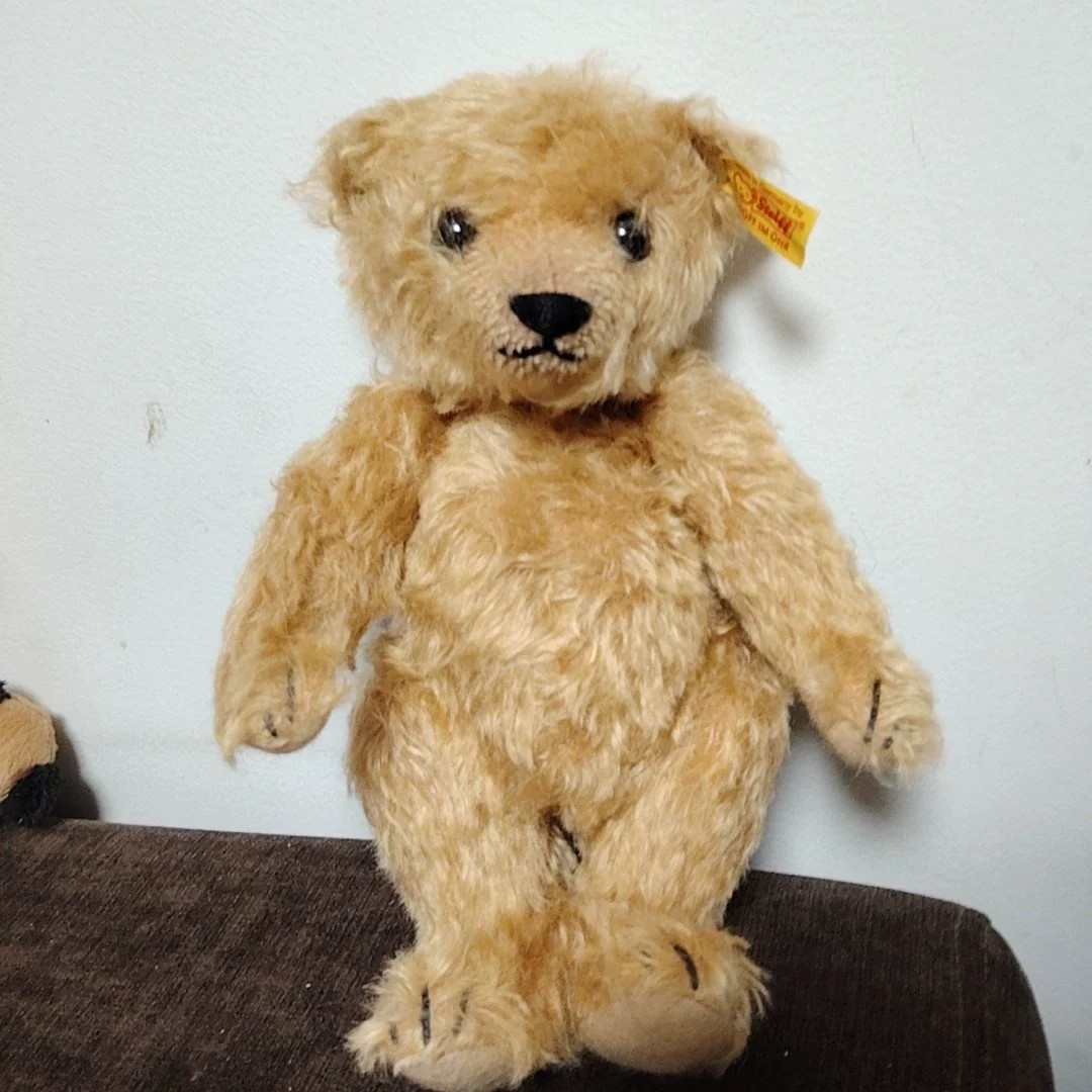 200926-toy-43 Steiff Teddy Bear 27cm Original Ear Tag Five Joint Vintage