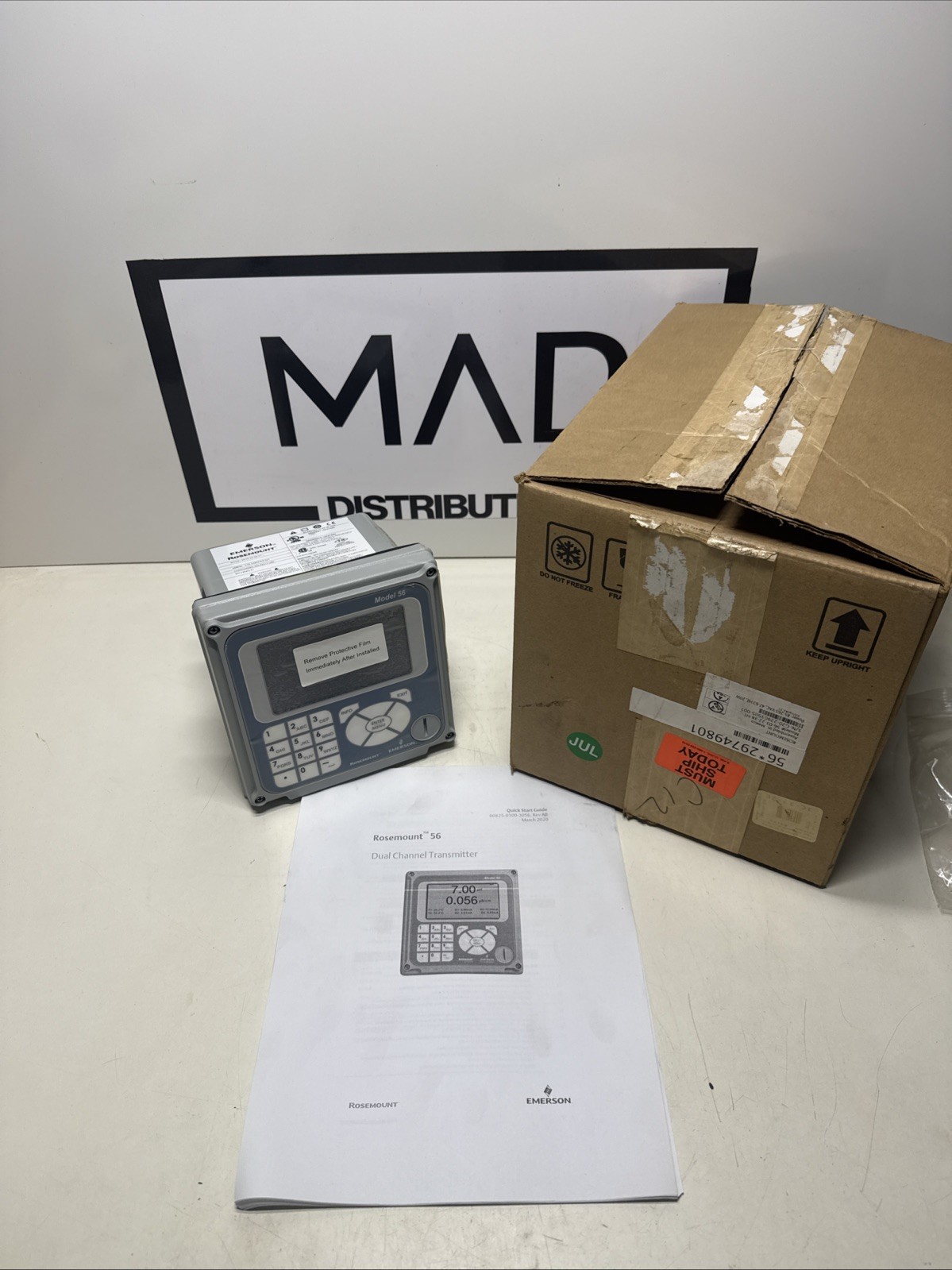 NEW  ROSEMOUNT 56-03-22-38-HT / 56032238HT MODEL 56 DIGITAL INPUT ANALYZER