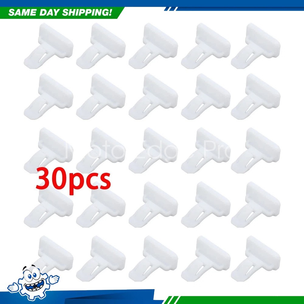Front & Rear Spoiler Moulding Clips Bumper Retainer 75392-35220 For Toyota 30Pcs