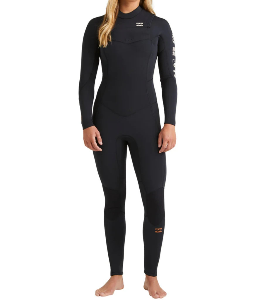 Billabong Synergy Natural 4/3mm Chest Zip Womens S Night Fall NEW ABJW100209
