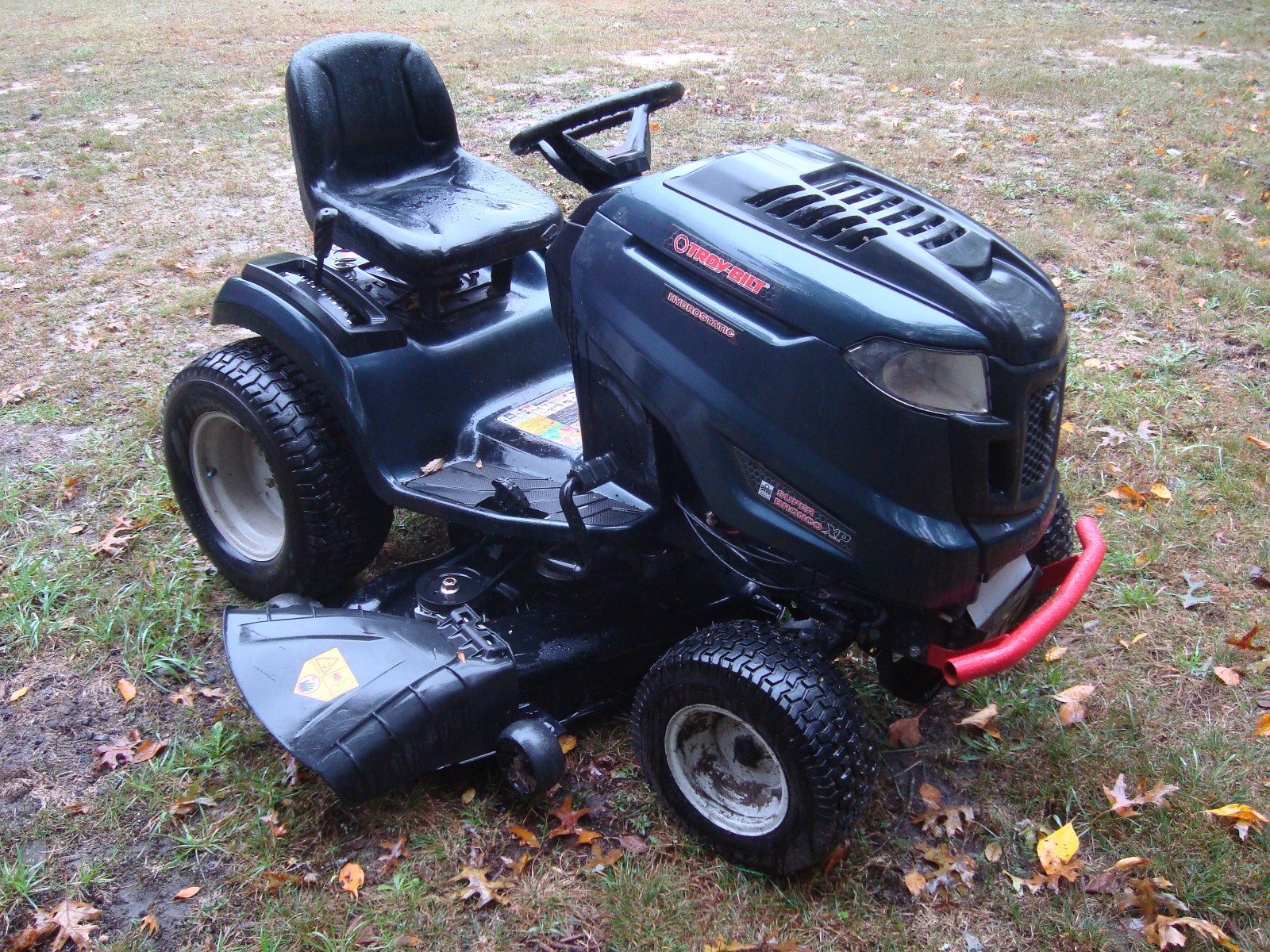 Troy Bilt Super Bronco XP lawn garden tractor mower lawnmower Troybuilt Built