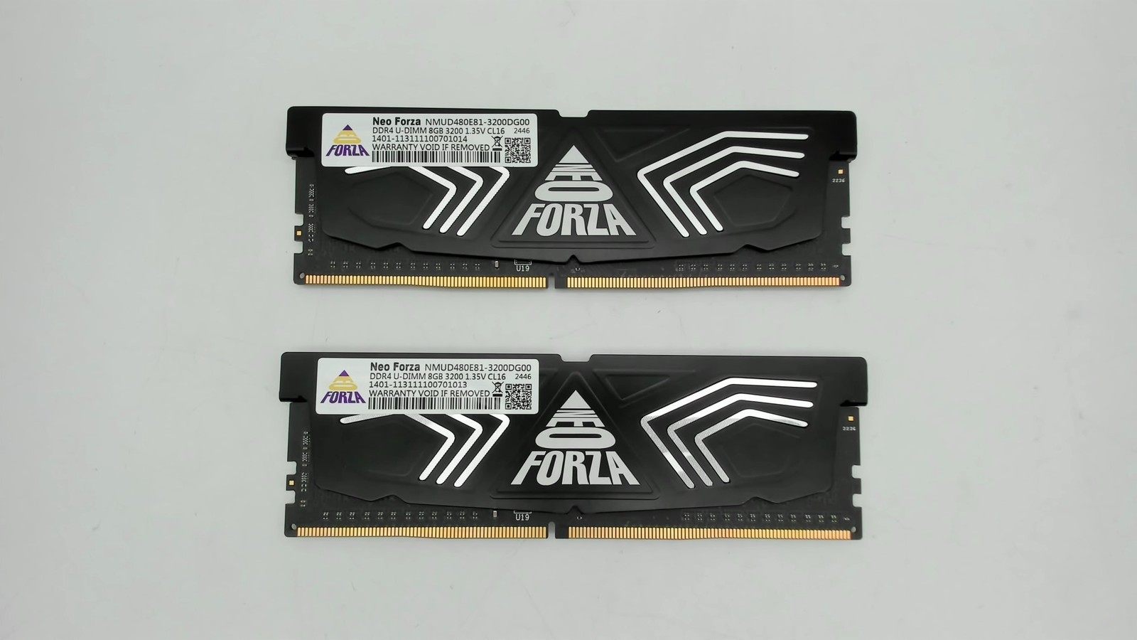 Neo Forza FAYE 16 GB (2 x 8 GB) DDR4-3200 CL16 Memory NMUD480E81-3200DG00 Neo Forza FAYE 16 GB (2 x 8 GB) DDR4-3200 CL16 Memory NMUD480E81-3200DG00