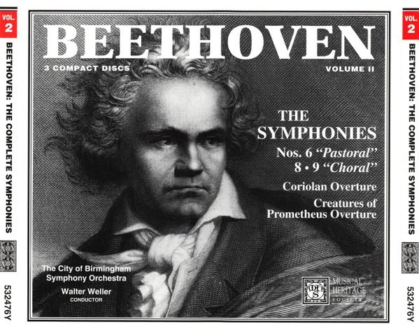 Beethoven Complete Symphonies Volume 2 - Walter Weller / Birmingham - MHS 3 CDs