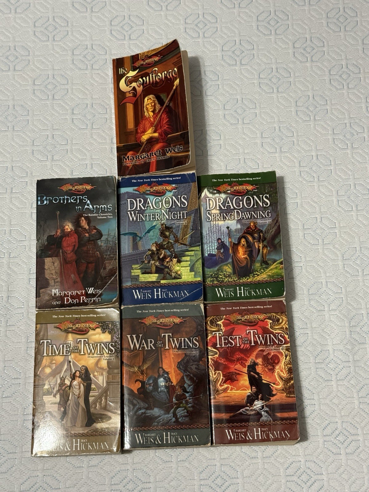 Dragonlance Legends 7 Book Lot - Time, War, Test of the Twins Trilogy, etc, PB Dragonlance Legends 7 Book Lot - Time, War, Test of the Twins Trilogy, etc, PB