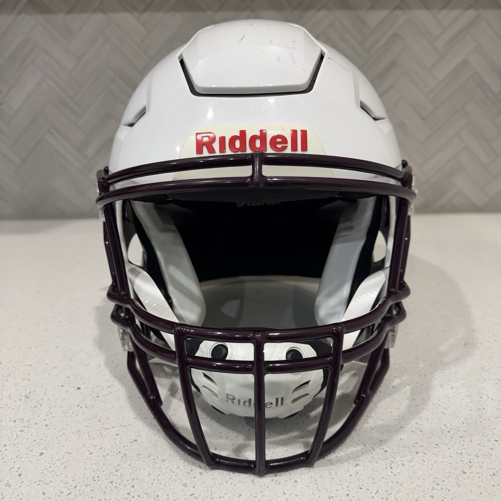 Riddell Speedflex White 2025 Medium Football Helmet R41195