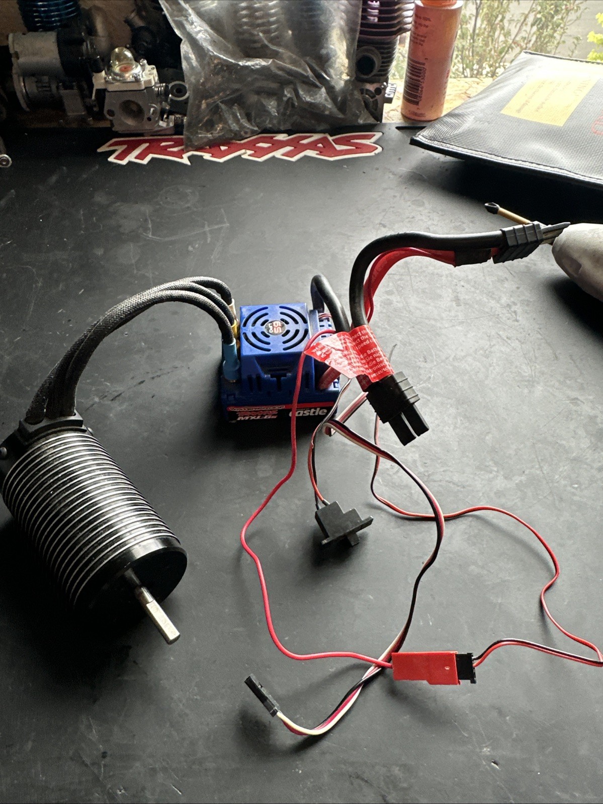 Traxxas MXL-6S 1/8 ESC w/ 2200kv Motor Brushless Combo from Traxxas E-Revo 1.0