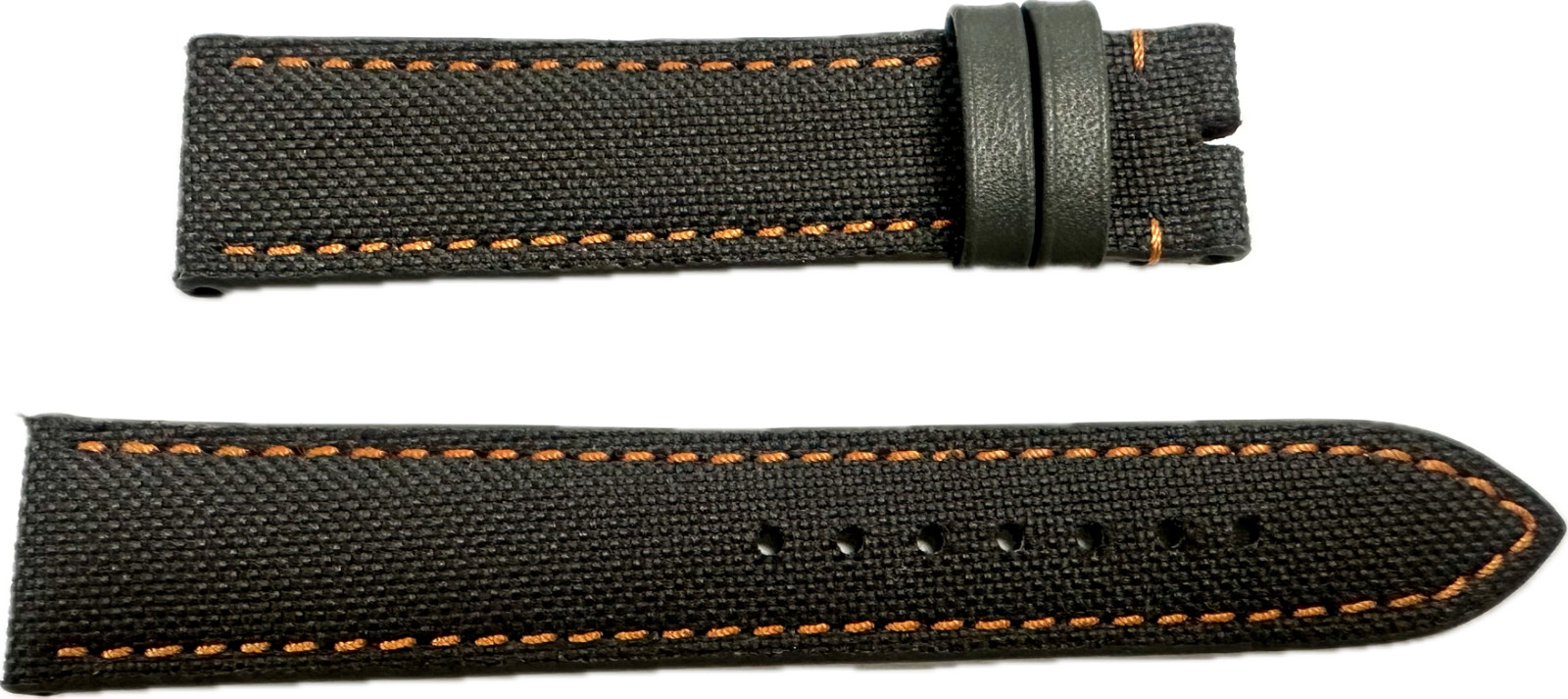 Muhle Glashutte 20 mm Grey Canvas Strap Genuine L New