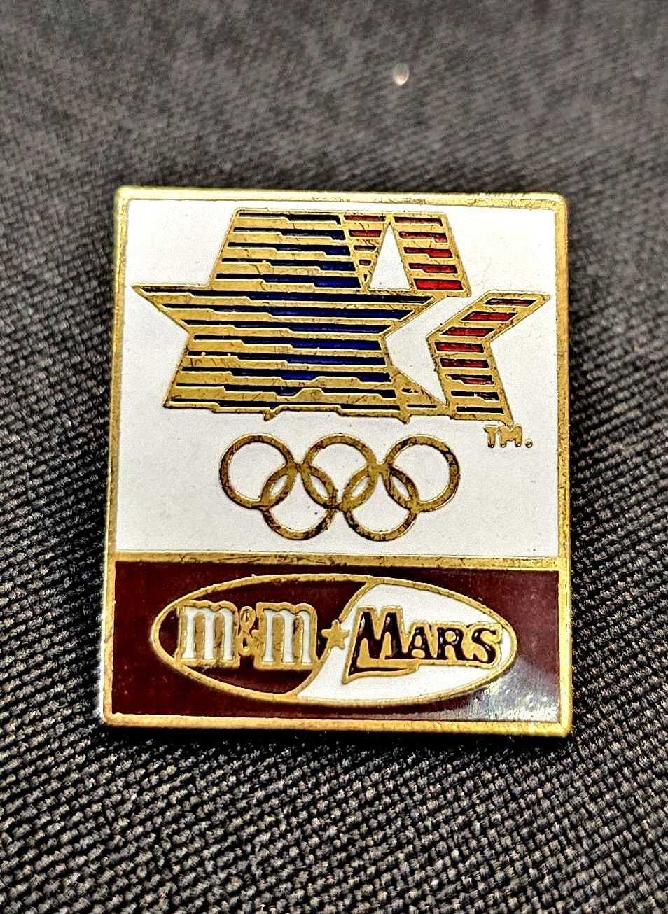 1984 Olympics M&M Mars Vintage Enamel Pin