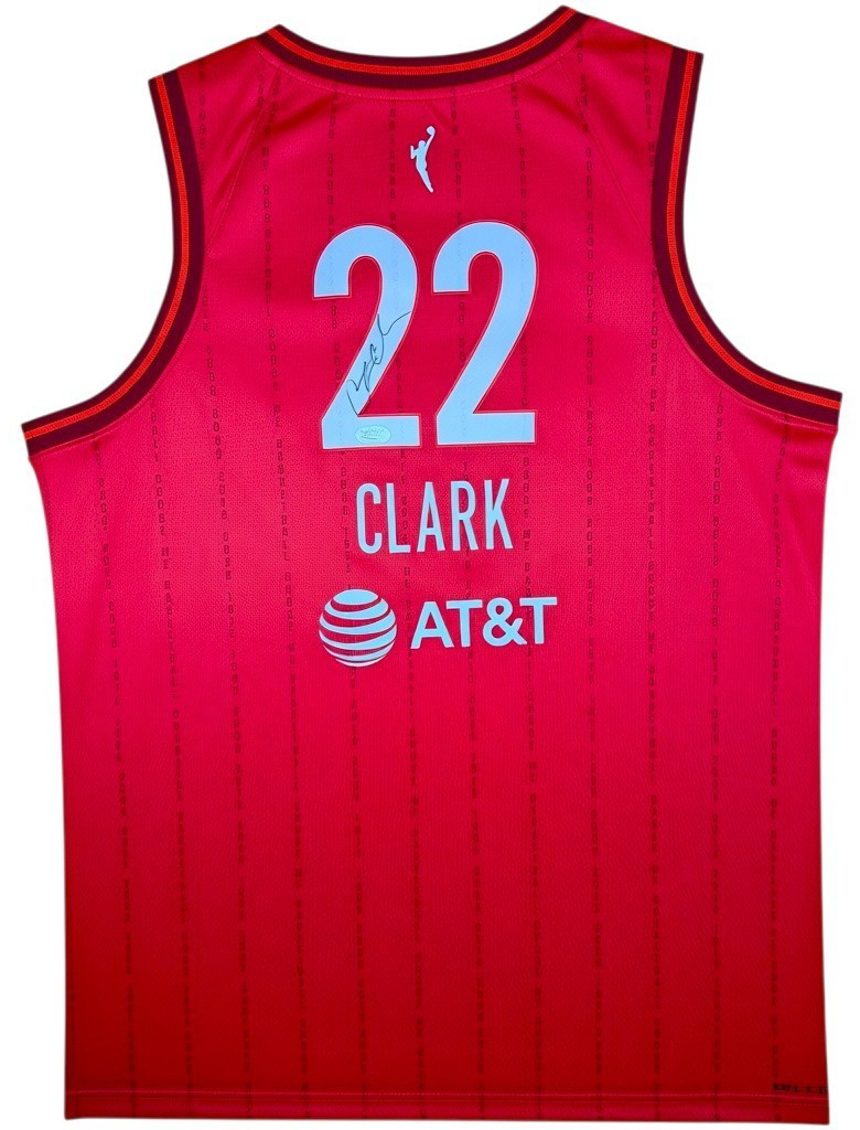 Caitlin Clark SIGNED RED REBEL INDIANA FEVER JERSEY autograph JSA COA ROOKIE