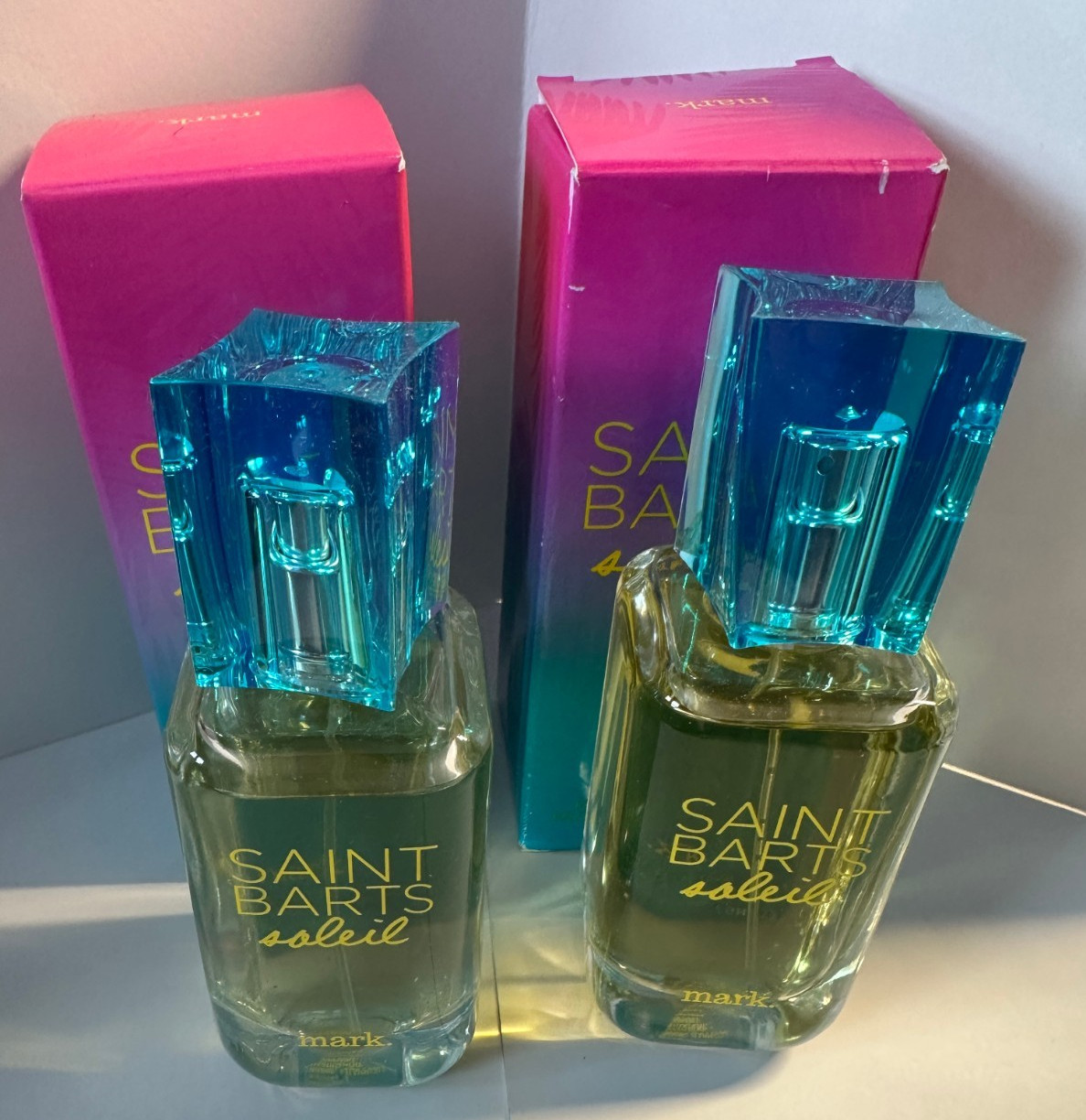 Avon Mark Saint Barts Soleil Eau De Toilette Spray 1.7 fl oz x2 Brand New Boxed
