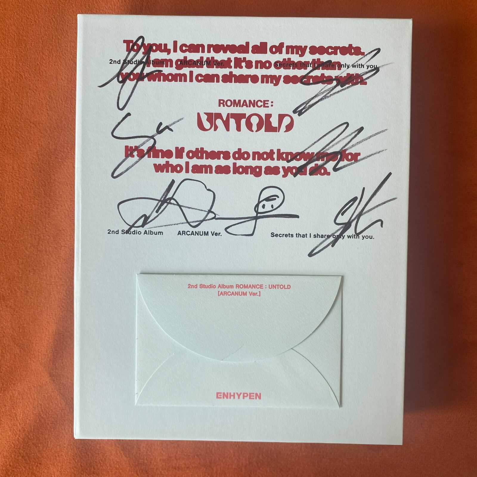 ENHYPEN 2nd Studio Album Romance: Untold CD K-POP Official Autographed Signed